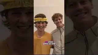 Jannik Sinner Meets His Look Alike 😂