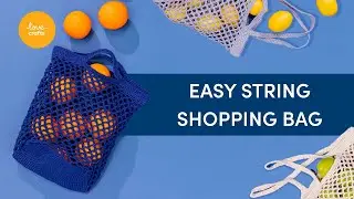 Learn how to crochet the Paintbox Yarns Essential String Shopping Bag!