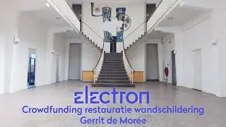 Crowdfunding restauratie wandschildering Gerrit de Mor&eacute;e Electron Breda