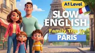 The Trip to Paris 🇫🇷 | Learn English Travel Vocabulary (A1)