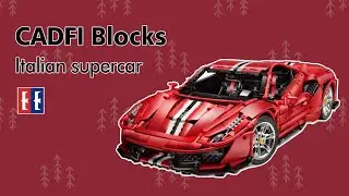 CaDA Technic Series C61042 Ferrari Master Super Car Building Blocks