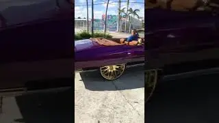 73 Chevy Vert on Gold 28&rdquo; Asanti Wheels