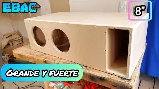 Fabricando Cajón grande Para 2 Subwoofer Rks804OS 42 Hz| EBAC