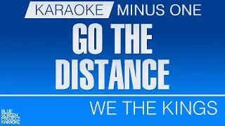 Go The Distance - We The Kings [KARAOKE/MINUS ONE]