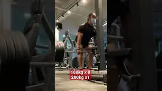 Deadlift 180kg for 8 reps #shorts
