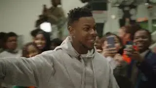 Star Wars actor John Boyega came to visit Legacy Youth Zone