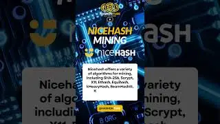 Nicehash's Diverse Mining Algorithms #crypto #shorts