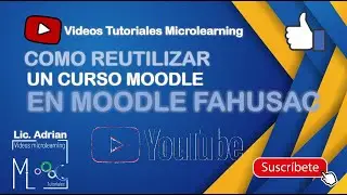 Reutilizar un curso Moodle - Copiar y pegar recursos y actividades de un curso a otro en Moodle