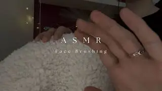 Fall Asleep Fast with ASMR Soft Face Brushing 🌙 Rain Sounds | No Talking