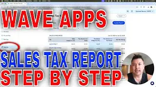 ✅  How To Generate Sales Tax Report In Wave Apps🔴