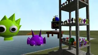 Играю со всеми Спрунки, как с Ореном и Мистером Фан Ботом, в Garry's Mod!