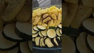 Vegetables baked in the oven 🍆🥔