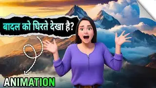 बादल को घिरते देखा है? | badal ko ghirte dekha hai class 11 animation | vyakhya | full explanation