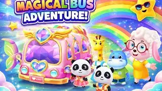 🚌✨ Jaadu Wali Bus | Magical Bus Adventure | Cute Animals Kids Cartoon | Episode 1 #KidsStory