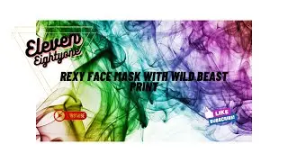 Rexy Face Mask With Wild Beast Print From Coach