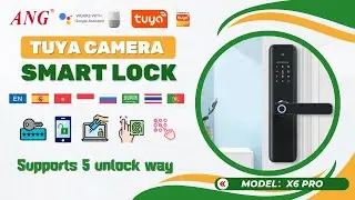 ANG Model X6 Pro -Camera Fingerprint Doorbell IC Card OEM ODM Tuya App   Door Lock | ANG |X6 Pro|