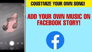 Как добавить собственную музыку/аудио в историю Facebook || Хитрости в истории Facebook