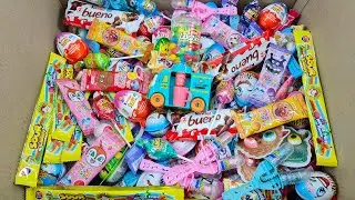 Satisfying Unpacking A Lot's Of Delicious and Cute Lollipop, Gummies Ball, Candy Toys - ASMR