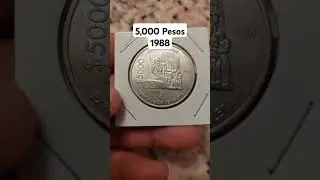 5,000 Peso Coin 1988👈👈