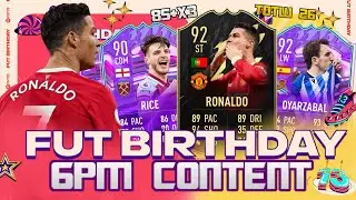 FIFA 22 LIVE FUT BIRTHDAY PROMO! 85+X3 PACKS, TOTW 26 WITH CR7 & 6PM CONTENT! FIFA 22 ULTIMATE TEAM!