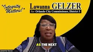 Lawanna Gelzer discusses business during her run for Orlando City Commissioner District 5