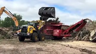 2023 Morbark 1300B Tub Grinder Turning Waste into Product!