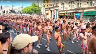 🌈🌈Dancing Through the Streets at London's Pride Parade 2024