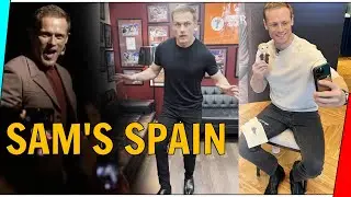 Sam Heughan's World Tour Continues to Spain l Highlights & Best Moments