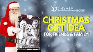 Beautiful 3D Crystal Christmas Gifts will make your friends & family SO happy!