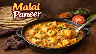 Restaurant Style Malai Paneer 🤍 | Creamy & Soft Paneer Recipe at Home