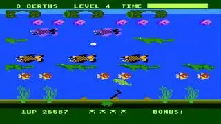 Frogger II: ThreeeDeep Atari 8 Bit Score 37905