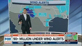 Strong Winter Storm Has Over 90 Million Under Wind Alerts In US