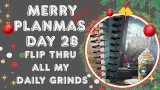 Flip thru a couple months of my Daily Grind Goal planner