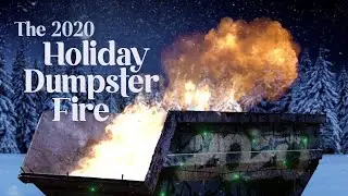 A Relaxing 2020 Holiday Dumpster Fire 🔥 10 HOURS 🔥Yule Log