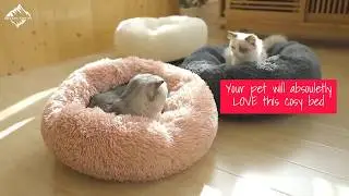 Calming pet Bed - Super Soft & Machine Washable