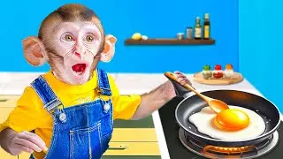 Monkey Chef Challenge Make the Best Fried Egg | Tipi Monkey