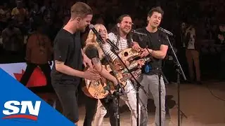 Walk Off The Earth Performs 'O Canada' Ahead Of Raptors Vs. Warriors Game 4