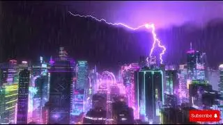 Neon Thunder Breakout &bull; Lightning Strikes the City Core