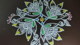 2026 new Rangoli design 🌹//new kolam @tararangoliworld35 