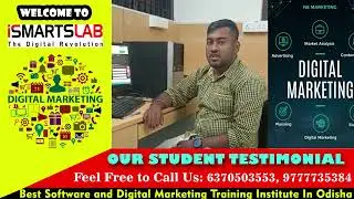 Digital Marketing Course In Bhubaneswar |Review by our student Suchit | iSmartsLab|#digitalmarketing