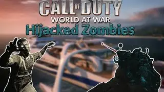 WAIT A MINUTE THIS ISN,T MULTIPLAYER?? | WaW CUSTOM ZOMBIES | Hijacked