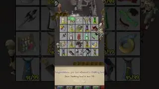 93 уровень кузнечного дела на моём персонаже Ironman в OSRS! #osrs #gaming #runescape