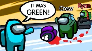I got caught killing and venting and the OTHER green was blamed | Among Us