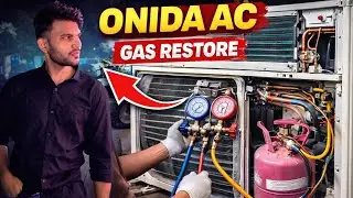 Vlog 69 || Onida AC Gas Restore & Dismental ||How to Restore Gas in Onida AC | Repair Tutorial .