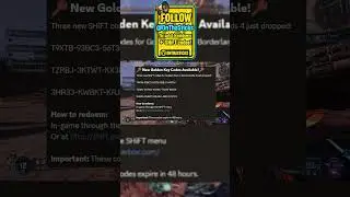 🎁 3 NEW Golden Key SHiFT Codes! Use Them Before They Expire! #Borderlands4 #VaultNetwork #2KPartner