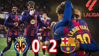 Villarreal vs Barcelone 0-2 | Résumé complet – Liga 21/12/2025