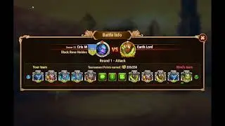Hero wars - ToE - how to kill Earth Lord - W3D5 ADF - max points 235