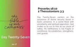 Daily Devotional Day 27 || Jan 27 || The Name That Covers || God Our Strong Tower