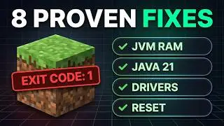 Minecraft Java Exit Code 1: Fix It in 4 Minutes (8 Proven Fixes)