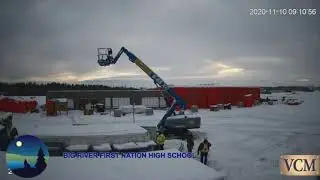 Timelapse Video of Big River First Nation High School Build Project